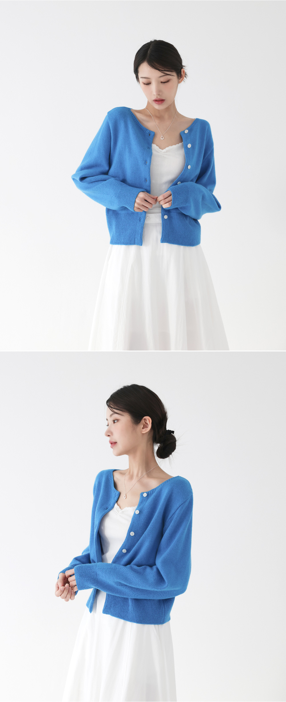 선데이 보트넥 울 니트가디건 (4color) 상세 이미지 6