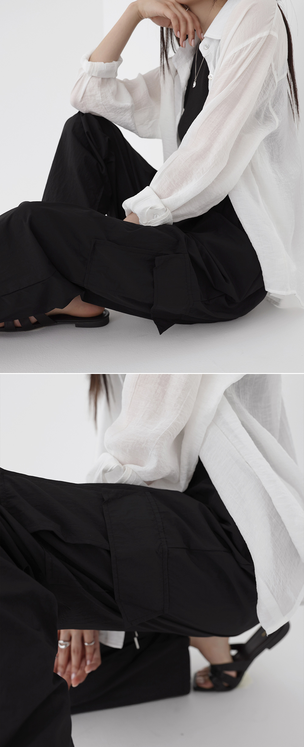[자체제작/9천장판매] 로그 스토퍼 투웨이 나일론 조거 카고 팬츠 (5color) 상세 이미지 23